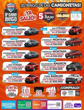 Bingo de Salta Basket